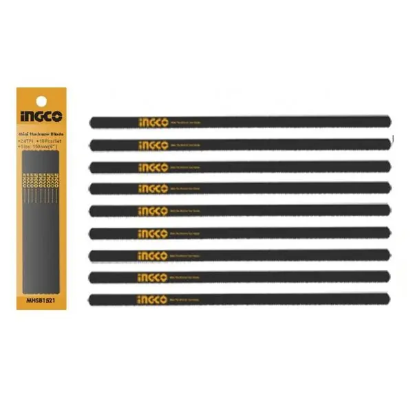 10-Piece Hacksaw Blade Set – 152 Mm Bi-Metal Blades For Fast, Durable Cutting 1