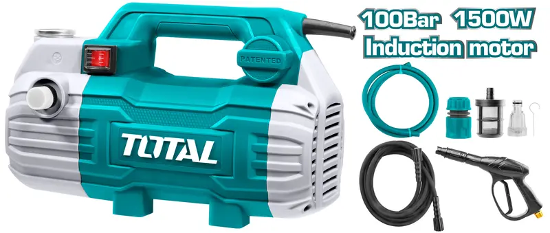 100-Bar Gas-Powered Pressure Washer With Total Stop System 1