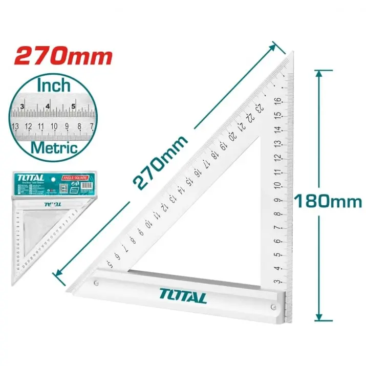 27Cm Premium Measuring Tape – Dual-Scale, Self-Locking Blade – Total 1