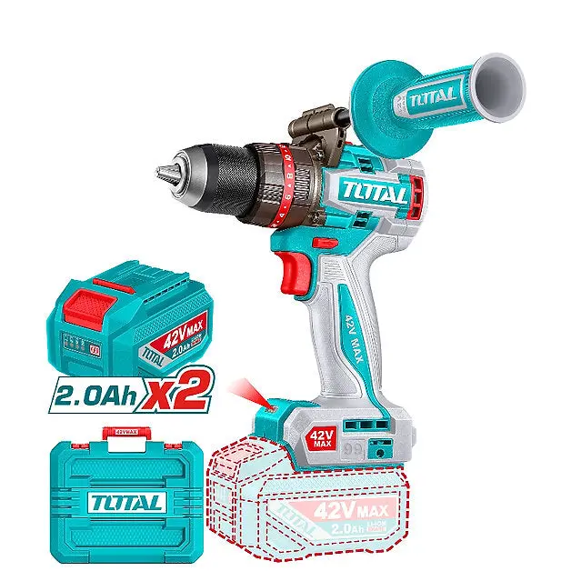 42V Cordless Impact Driver – 99 Nm Torque With Led Worklight And Quick-Release Chuck 1