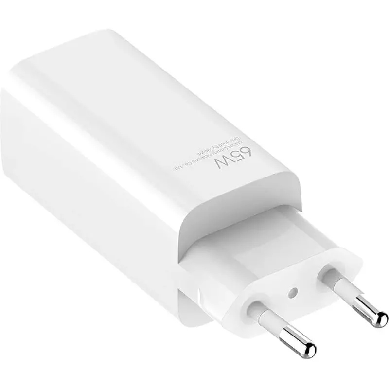 65W Gan Desktop Charger – Compact Dual-Port Usb-C Power Hub 1