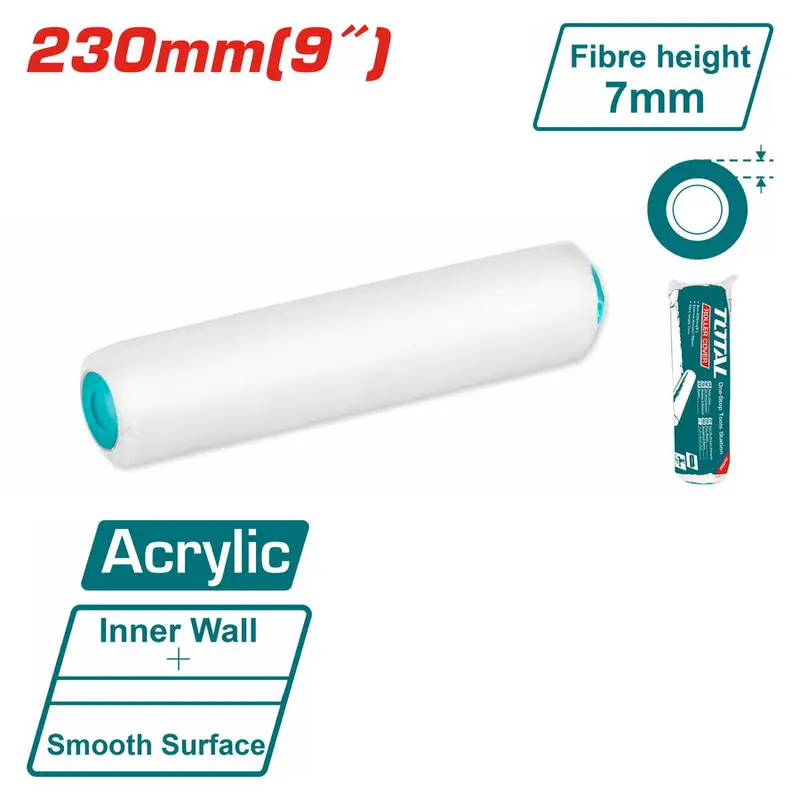 9-Inch Heavy-Duty Paint Roller Frame – Ergonomic Grip – Total Brand 1