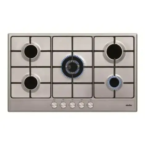 90 Cm Gas Cooking Range – Stainless Steel Freestanding Oven With Ion Ignition & Auto Shut-Off 1