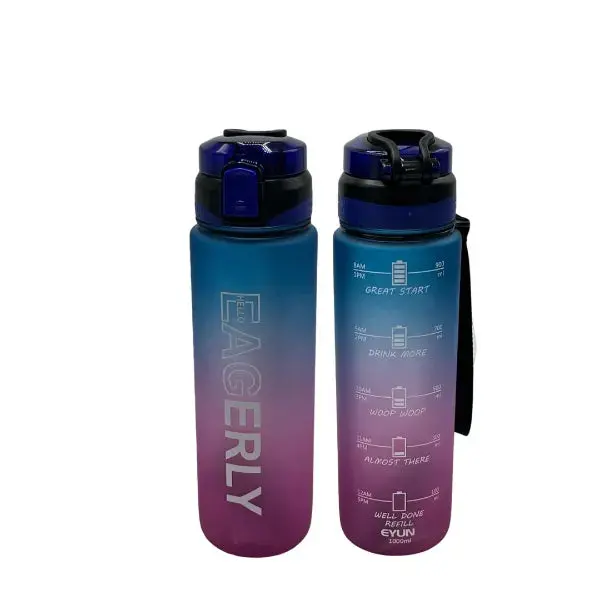 900 Ml Eco-Friendly Water Bottle – Lightweight Plastic Bottle With Uv Protection & Easy-Grip Design 1