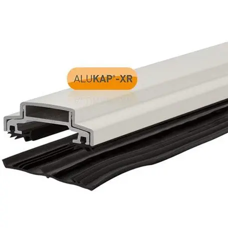 Alukap®-Xr 45Mm Aluminium Glazing Bar With End Cap – For Polycarbonate Roofs 1