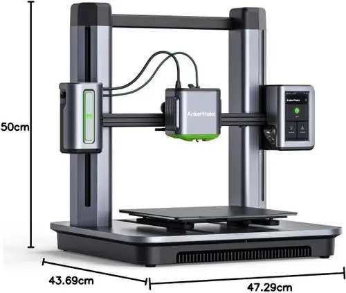 Anker Fdm 5X 3D Printer – High-Speed, Dual-Gear Extrusion System 1