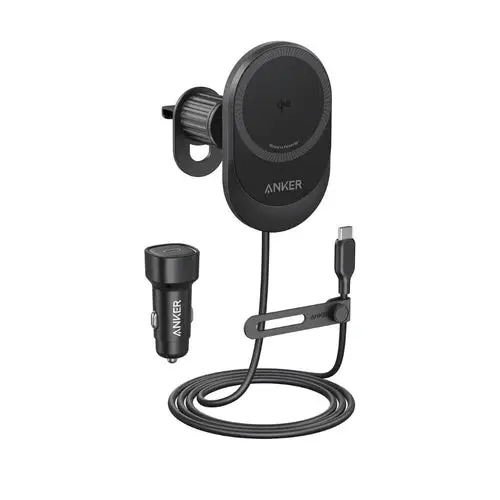 Anker Maggo Wireless Charging Stand – 15W Qi2-Compatible For Iphone, With Usb-C Input 1