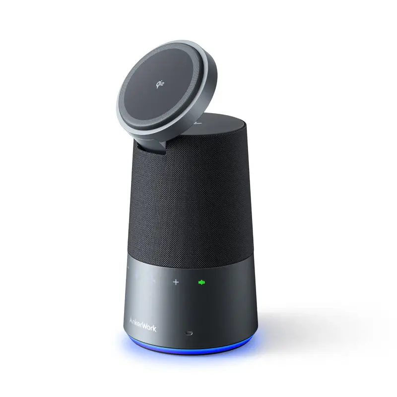 Ankerwork S600 Qi2-Compatible Wireless Charging Speaker With Dual Functionality 1