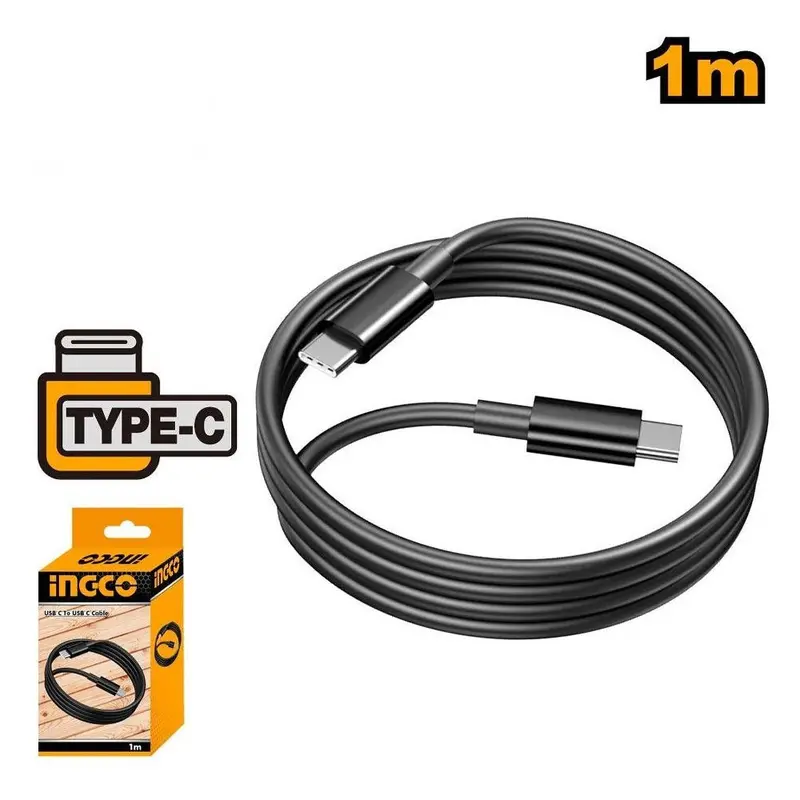 Anko Iucc02 Usb-C To Usb-C Charging Cable – 1-Meter, 3A Fast-Charging Cord 1