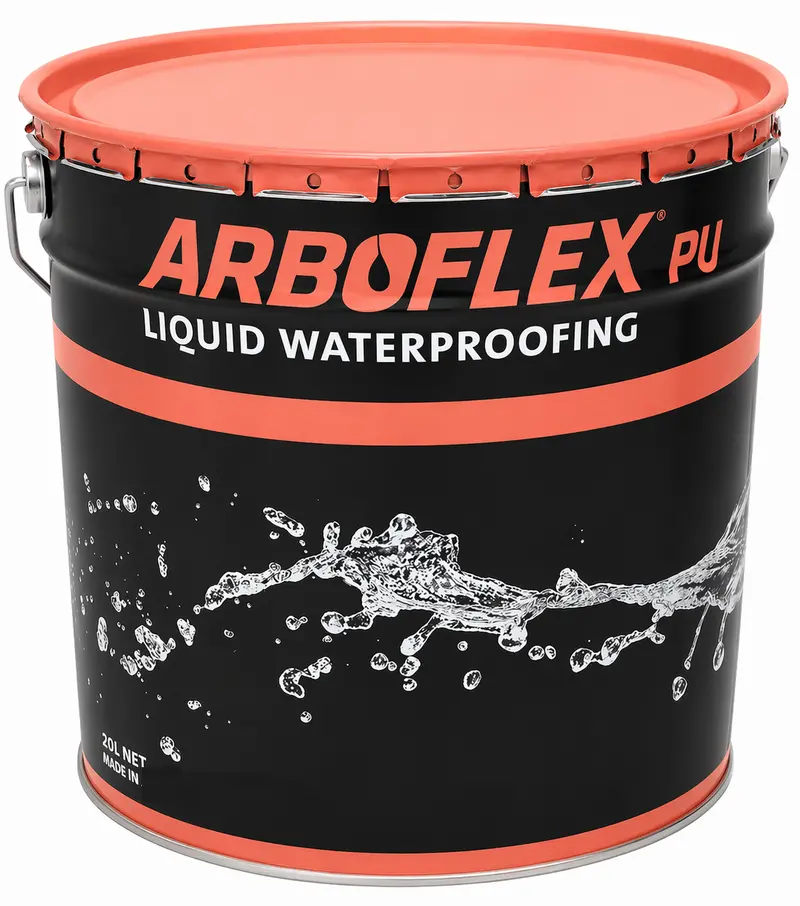 Arboflex Grey Liquid Polyurethane Waterproofing – 20Kg Kit 1
