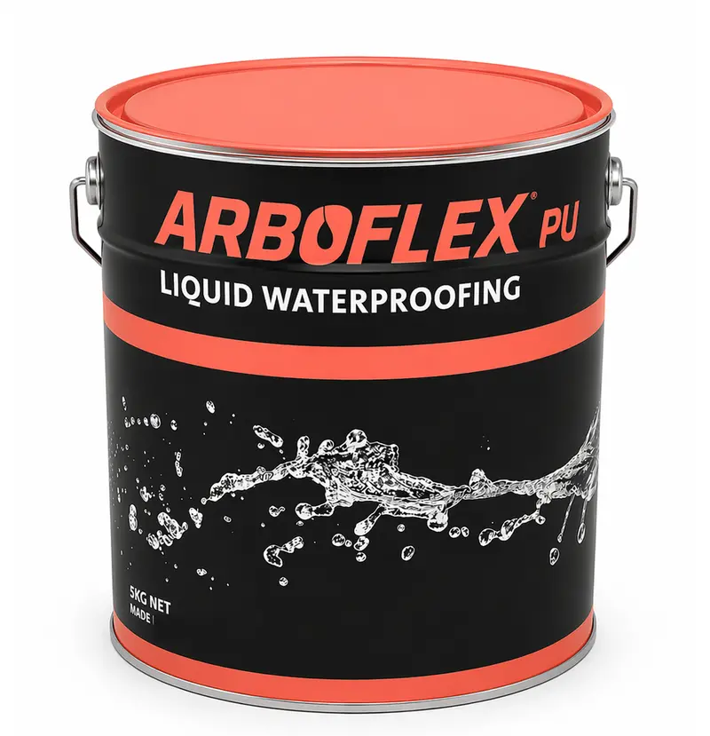 Arboflex Grey Liquid Polyurethane Waterproofing – 6Kg Kit 1
