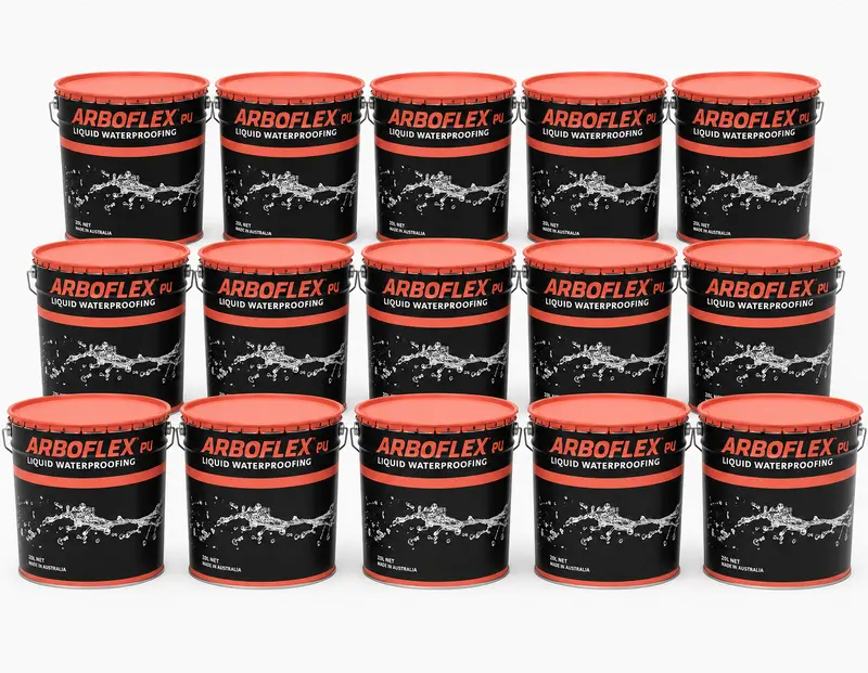 Arboflex Grey Pu Liquid Waterproofing – 20Kg Tin (Pallet: 15 Units) 1