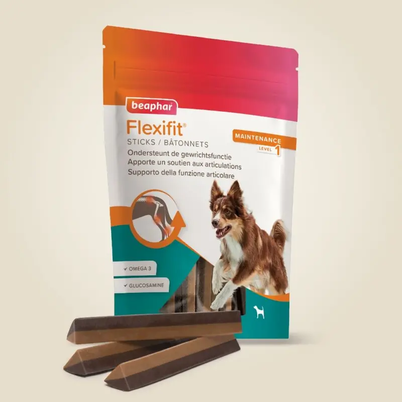 Beaphar Flexivite Tablets – 175G Joint & Immune Support With Glucosamine & Vitamin C 1