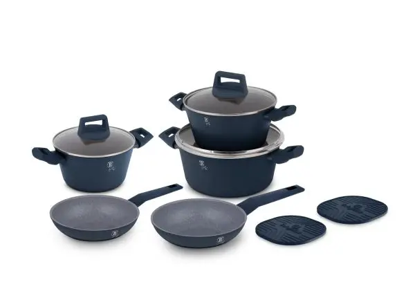 Berlinger Haus 10-Piece Cookware Set – Stainless Steel, Oven-Safe, Even-Heat Distribution 1