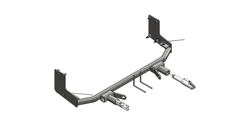 Blue Ox Bx1844 Tow Bar Base Plate – Removable Tabs, 3-Ton Capacity 1