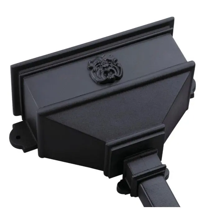 Brett Martin Cascade Long Cast Iron Effect Hopper With Gargoyle Ornament (Brh5G) 1