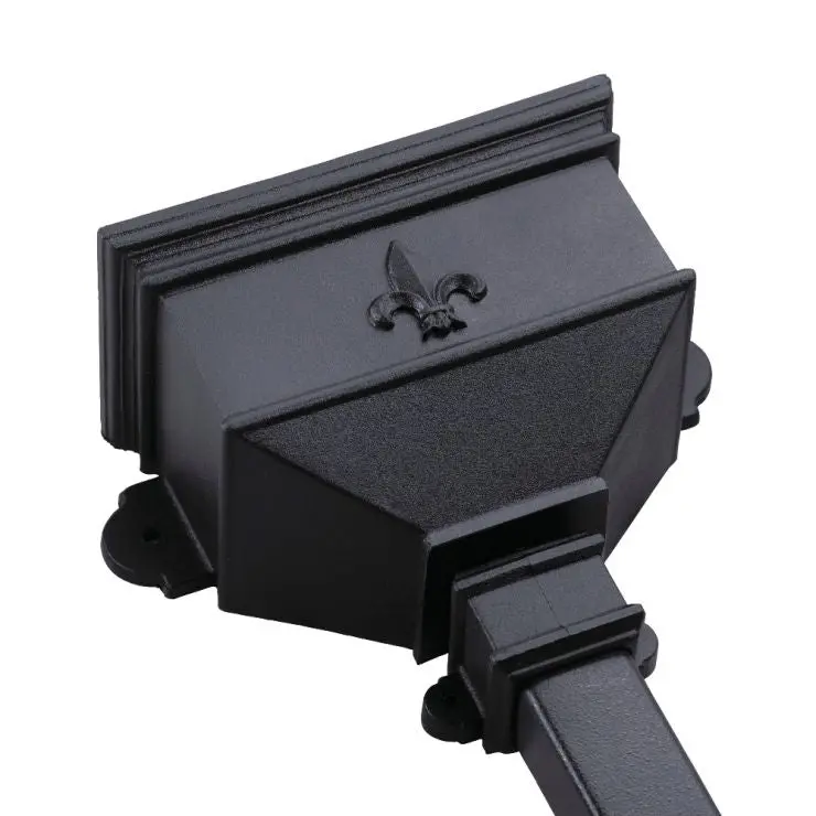 Brett Martin Cascade Small Cast Iron Effect Hopper Featuring Fleur-De-Lys (Brh6Fdl) 1