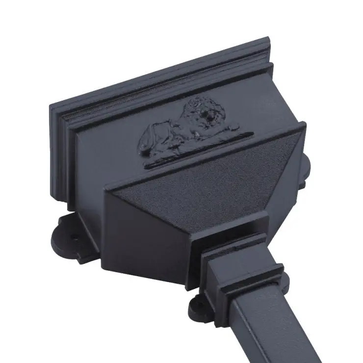 Brett Martin Cascade Small Cast Iron Effect Hopper With Lion Embellishment (Brh6Ln) 1