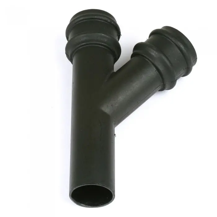 Brett Martin Round 68Mm Cast Iron Effect 112.5° Downpipe Branch Fitting 1