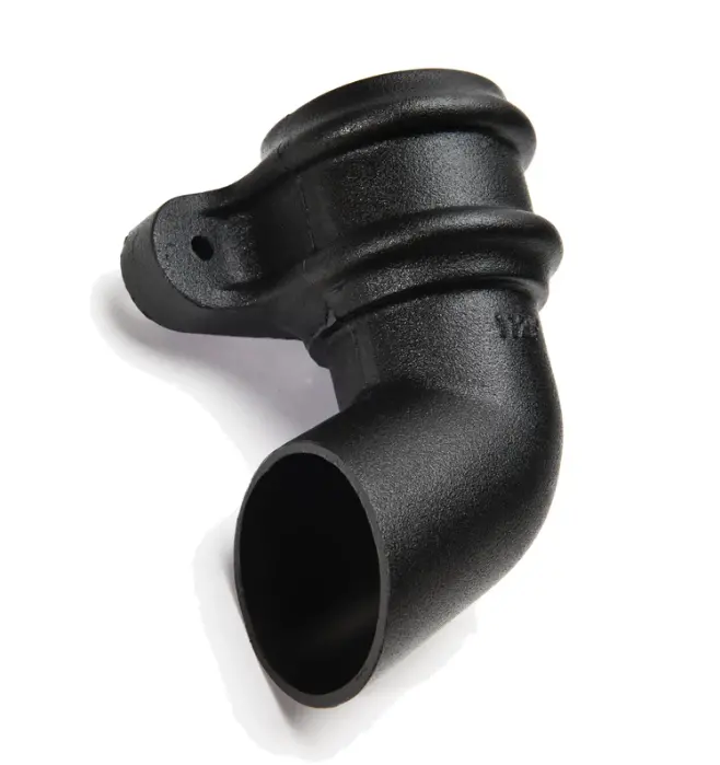 Brett Martin Round 68Mm Cast Iron Effect Left-Hand Downpipe Shoe With Lugs 1