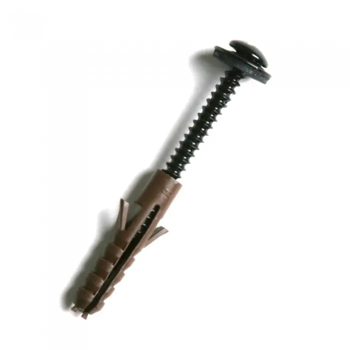 Brett Martin Round 68Mm Cast Iron Effect Lug Fixing Kit (10 × 55Mm Screws + Plugs) 1