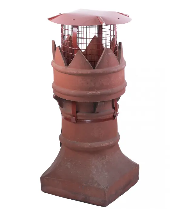 Brewer Crown/Bishop Gas Chimney Pot Birdguard Cowl 1