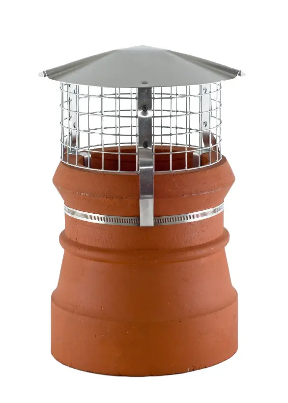 Brewer Stainless Steel Chimney Cowl – Solid Fuel Birdguard 1