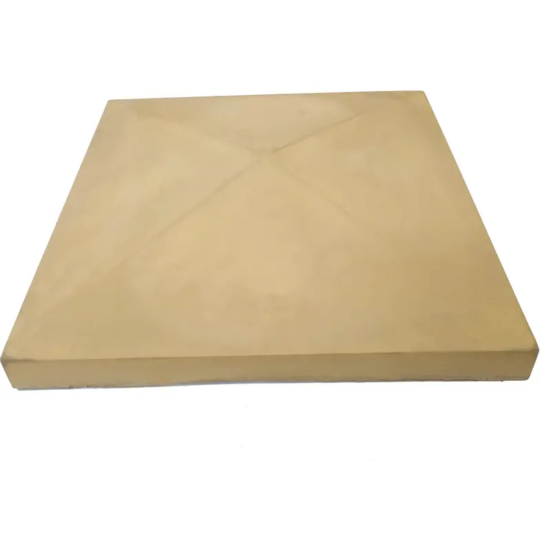Buff-Coloured Pier Caps – 530Mm × 530Mm Square By Castle Composites 1