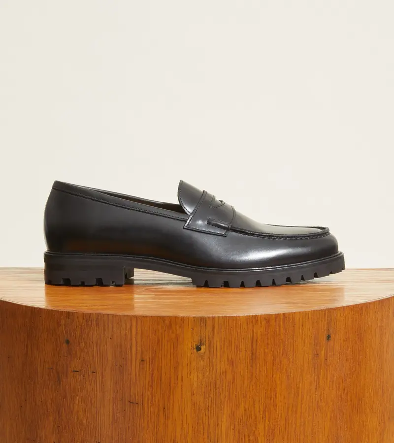 Carmine Lug-Sole Leather Boots 1