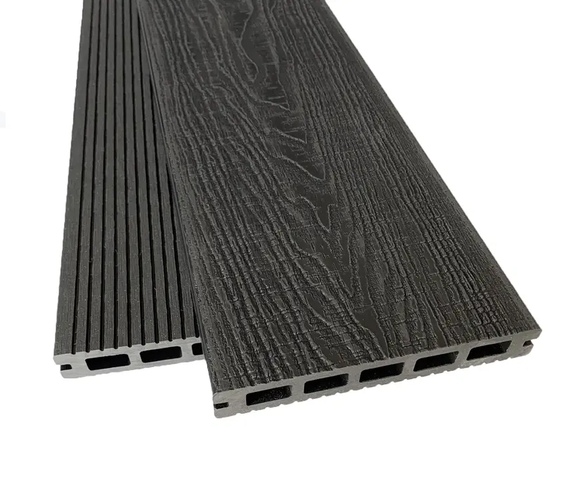 Castle Composites Castlewood Forest Composite Decking Board – Ancient Black (3600 × 145 Mm) 1