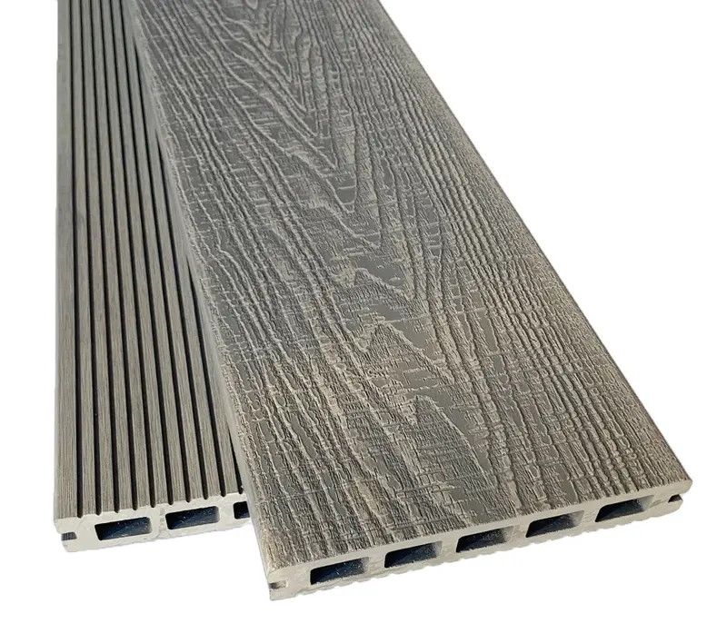 Castle Composites Castlewood Forest Composite Decking Board – Salt Lake Silver (3600 × 145 Mm) 1