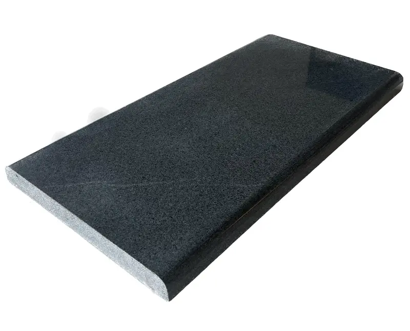Castle Composites Charcoal Black Granite Coping Stones (600 × 300 Mm) 1