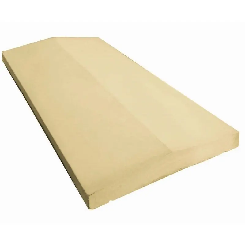 Castle Composites Double-Weathered Buff Porcelain Coping Stones – 600 × 300Mm 1