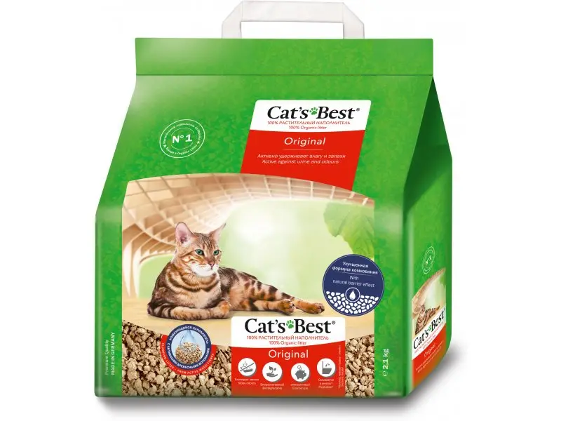 Cat’S Best Oko Plus Clumping Cat Litter – 5L Eco-Conscious Formula For Small Pets & Odor Control 1
