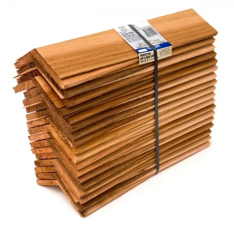 Certi-Ridge® Preformed Hip & Ridge Caps For Western Red Cedar Roofs (5M Pack) 1