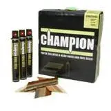 Champion Galvanised Annular Ring-Shank Gun Nails 1