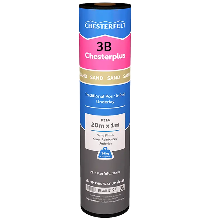 Chesterfelt 3B Glass Fibre Bonding Underlay – 20 M × 1 M Roll 1