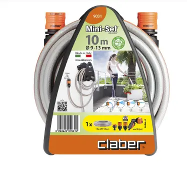 Claber 10-Meter Heavy-Duty Hose Reel Assembly 1