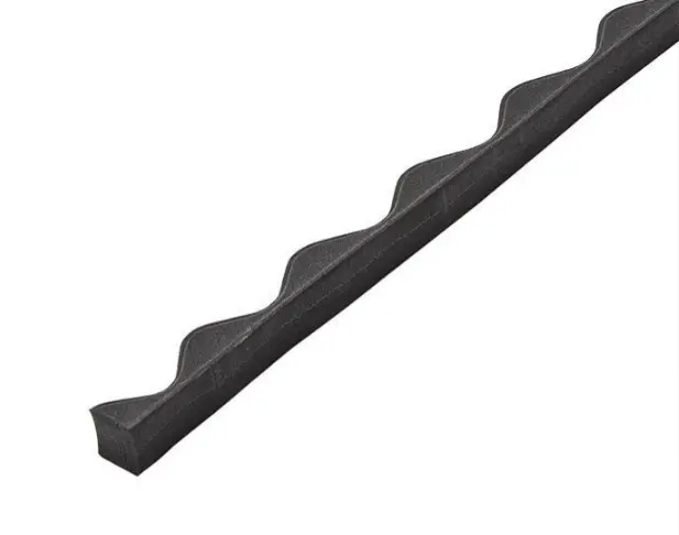 Cladco 13/3 Corrugated Foam Filler Strip – Supaseal® 25Mm, Black With 6Mm Base 1