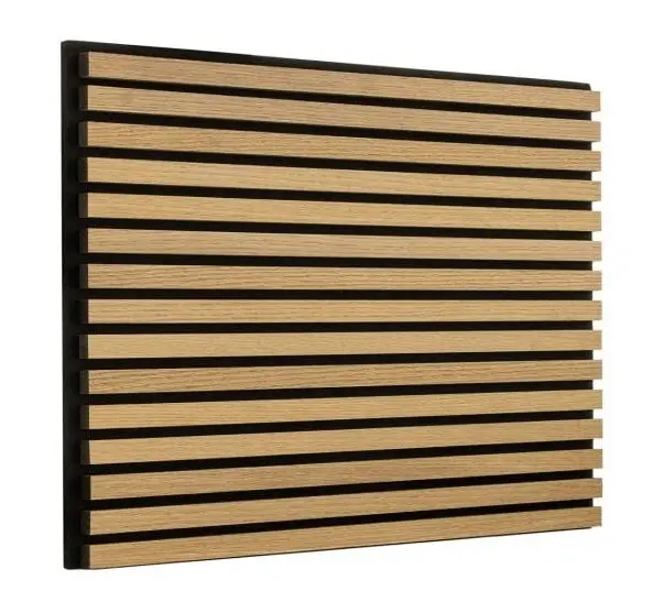 Cladco Acoustic Slatted Wall Panels – Golden Pine, 2400Mm X 600Mm 1