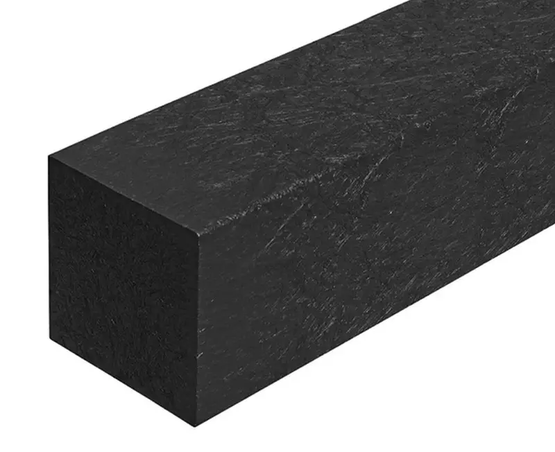 Cladco Recycled Plastic Decking Post – 100X100Mm Black, 3M 1