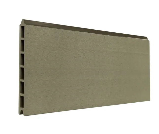 Cladco Signature Composite Fencing Panel In Olive Green – 3.6M Length 1