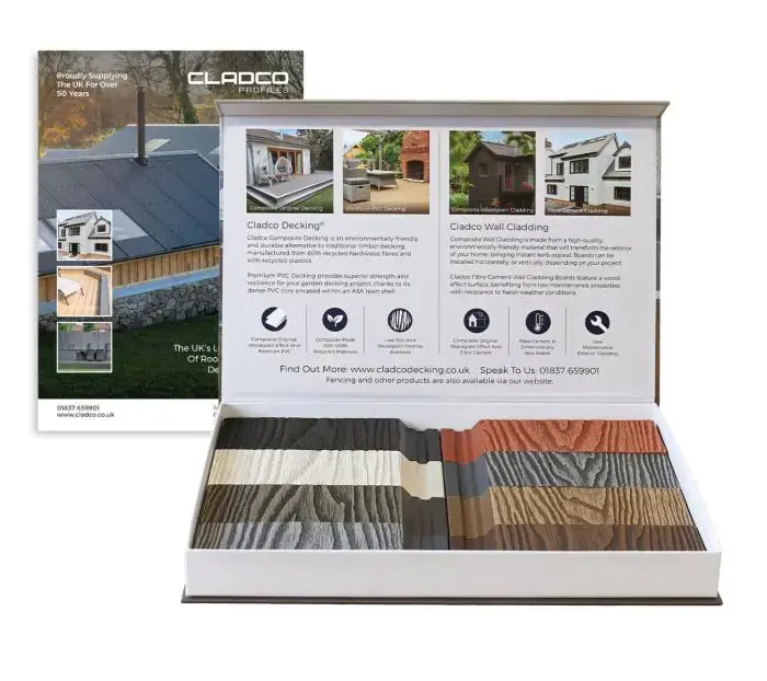 Cladco Signature Woodgrain Cladding Colour Sample Pack 1