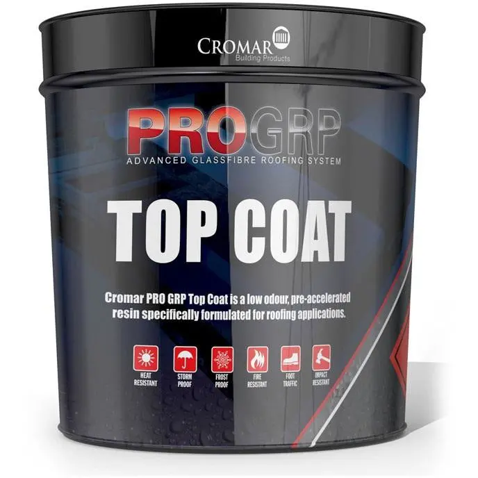 Cromar Pro 25 Flame-Retardant Dark Grey Grp Finishing Coat – 20Kg 1