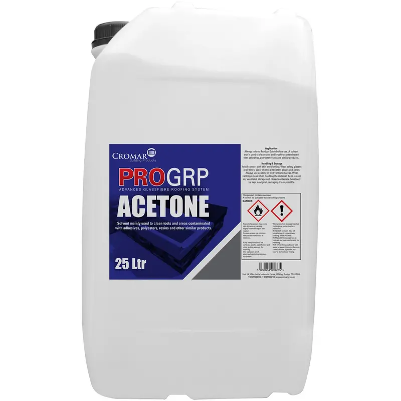 Cromar Pro 25 Grp Acetone Solvent – 25-Litre Drum 1