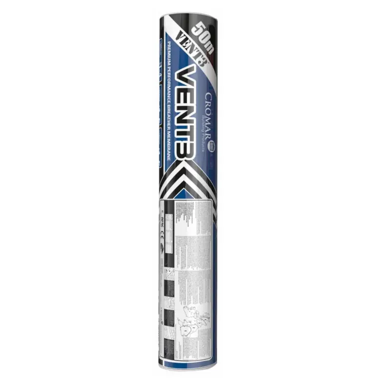 Cromar Vent3® High-Performance Breathable Roof Membrane – 1M X 50M Roll (50 M²) 1