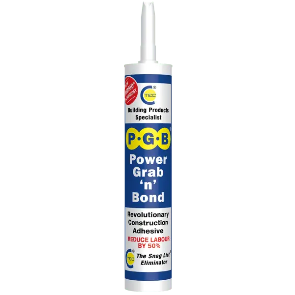 Ct-Tec Power Grab N Bond Construction Adhesive — 290Ml High-Strength Solvent-Free Bonding Gel 1