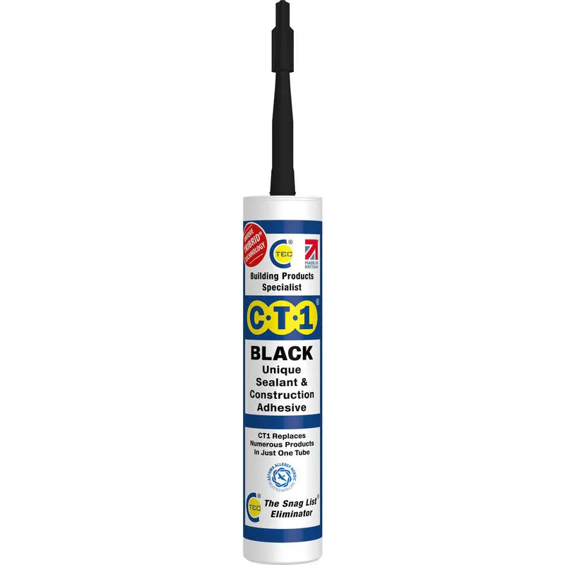 Ct1 Multi-Use Black Sealant And Adhesive – 290Ml Tube 1
