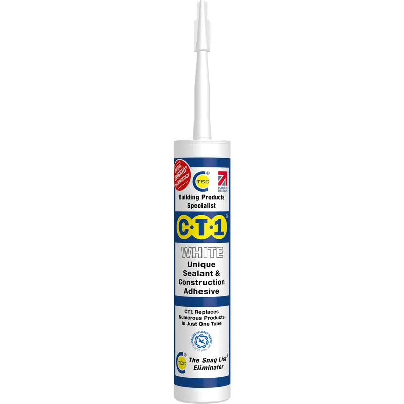 Ct1 Multi-Use White Sealant And Adhesive – 290Ml Cartridge 1