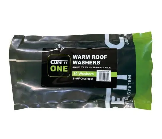 Cure It One Warm Roof Washer Pack (30 Pcs) 1